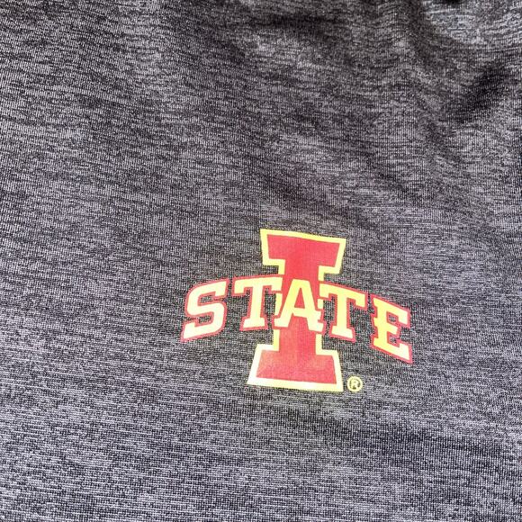 Iowa State Cyclones Jacket Mens Small Gray Performance 1/4 Quarter Zip NCAA - Picture 2 of 5